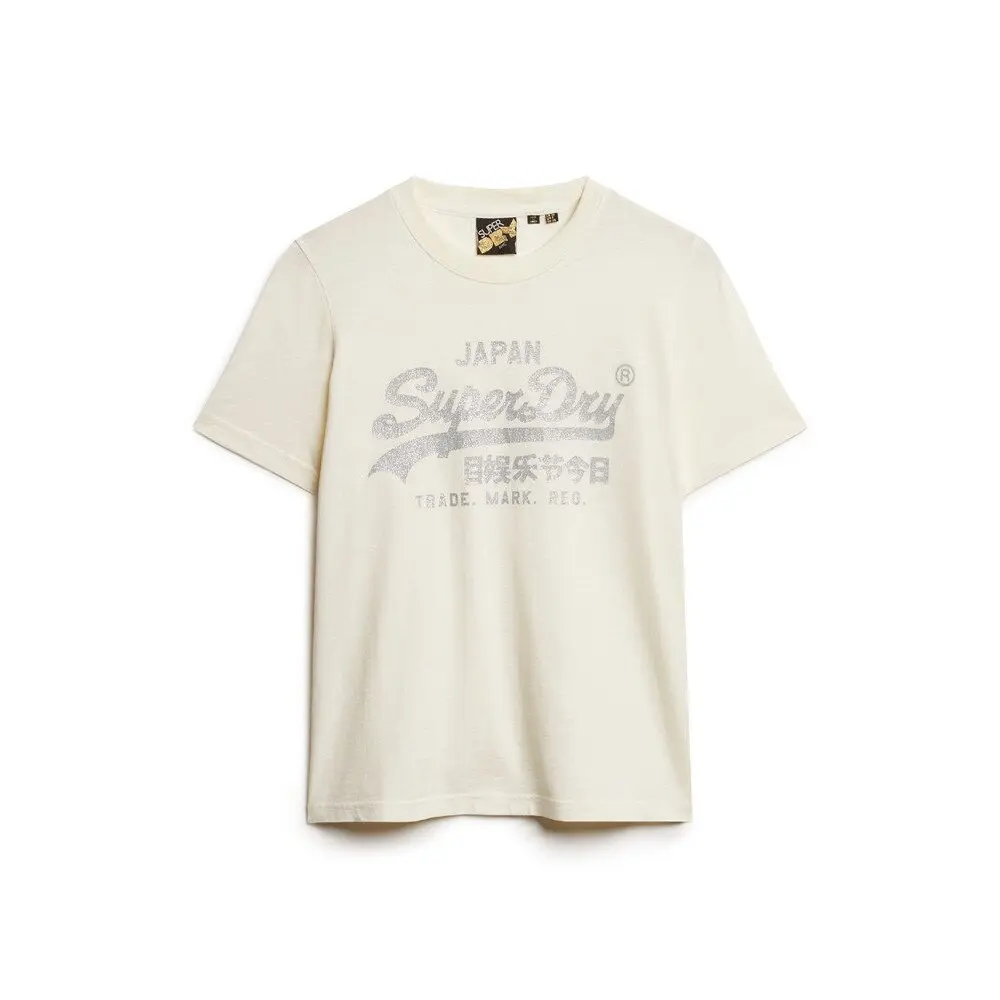 T shirt Superdry T shirt Relaxed à logo métallique EU - vue 3