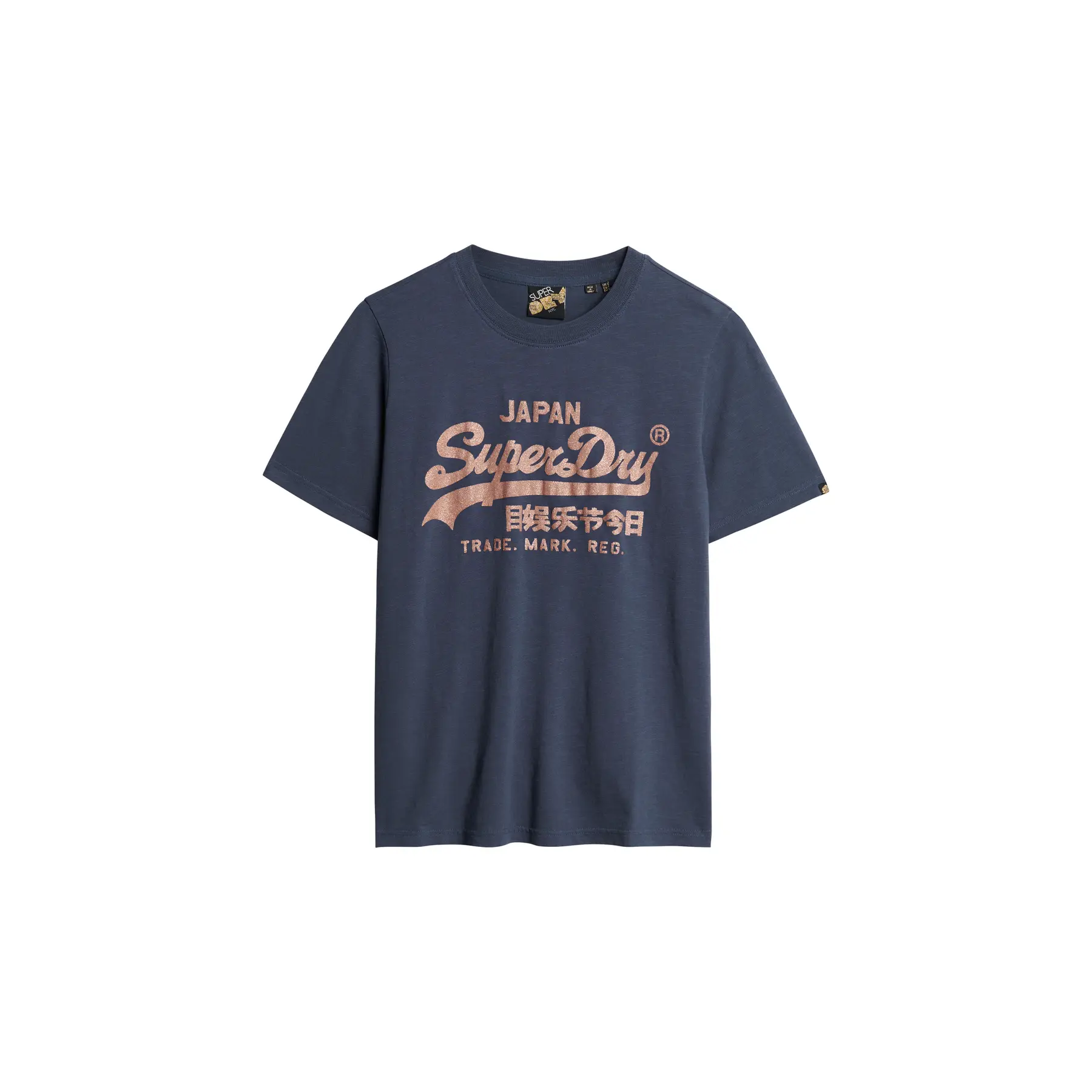 T-shirt da donna Superdry Metallic Vl