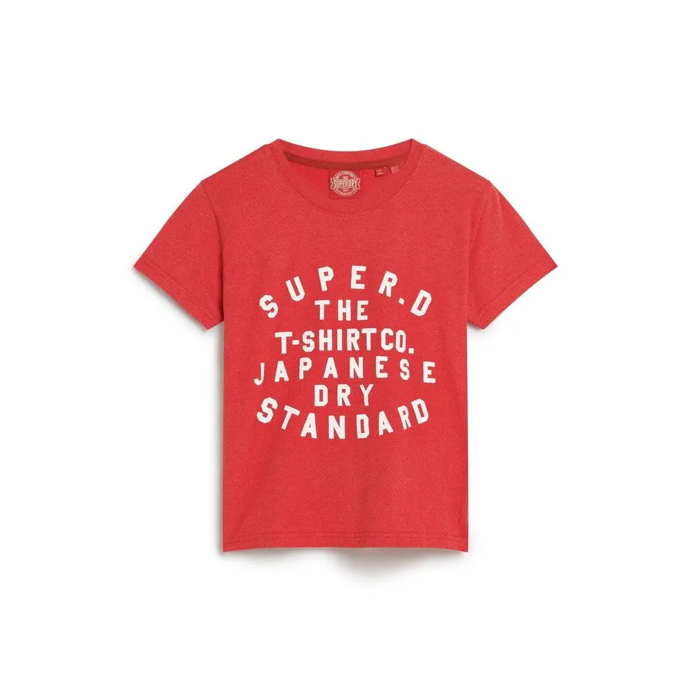 T shirt ajusté à imprimé en relief femme Superdry