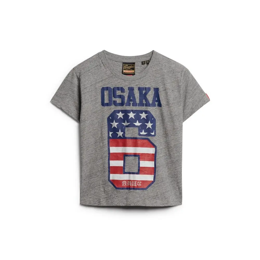 T shirt à drapeau femme Superdry 90& Osaka 6