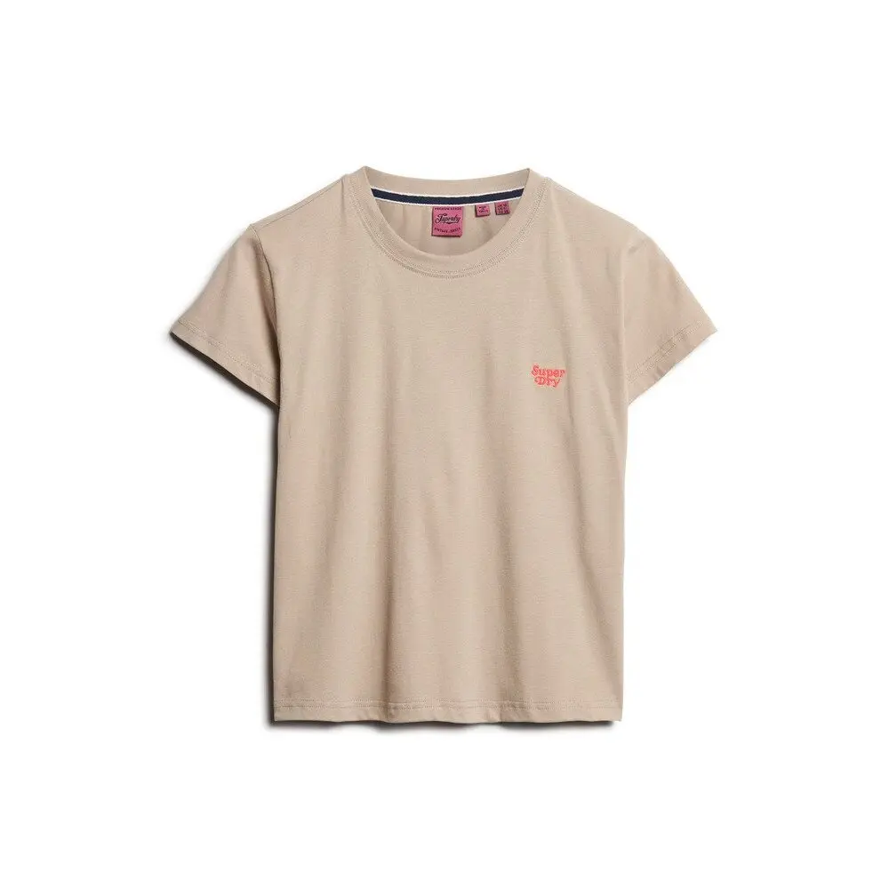 T-shirt aderente con logo donna Superdry Essential