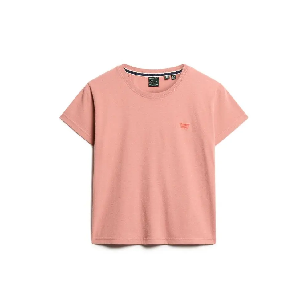 T-shirt aderente con logo donna Superdry Essential