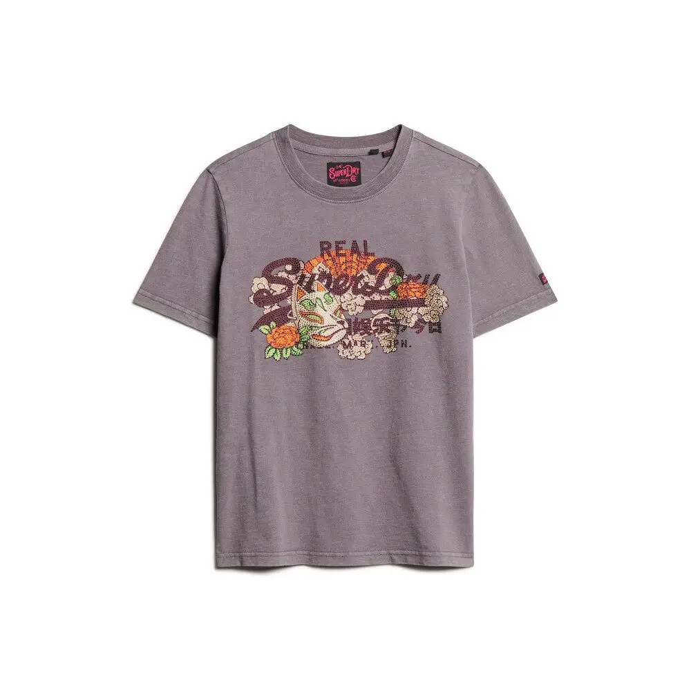 T shirt Superdry Tokyo Vl Graphic Relaxed Tee US 8