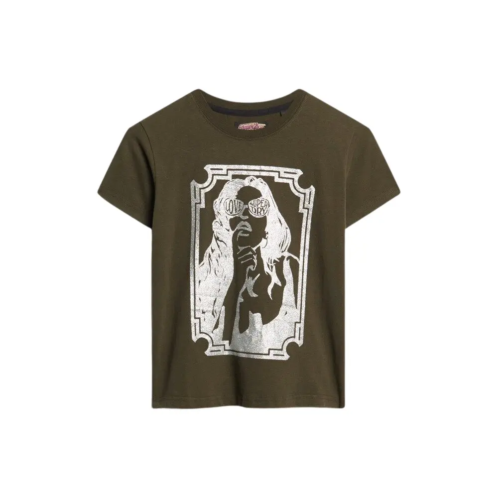 T shirt ultra ajusté femme Superdry Pop Archive