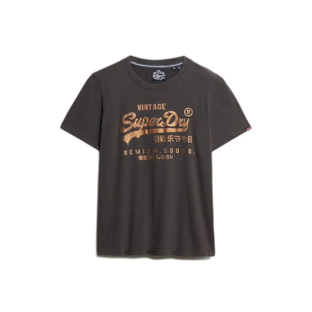 T-shirt con logo fantasia donna Superdry Vintage
