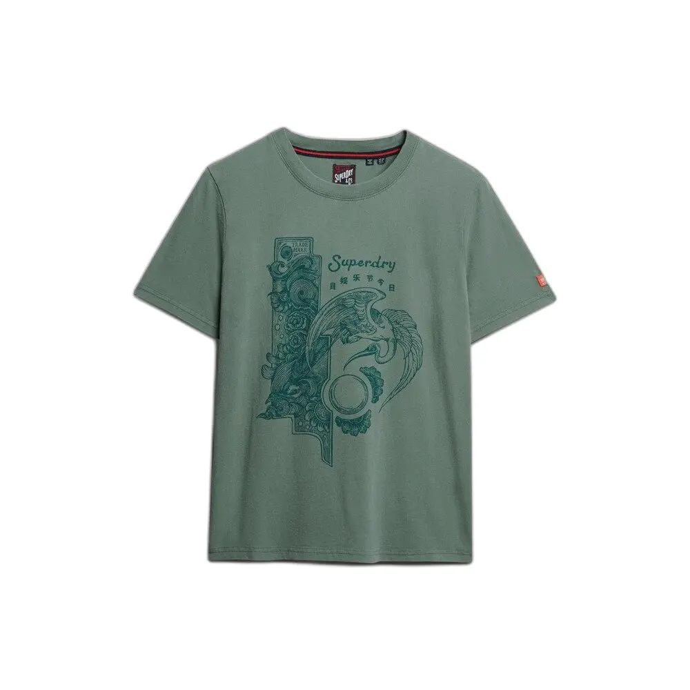 T shirt décontracté femme Superdry Tokyo Narrative