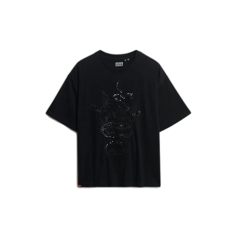 T shirt oversize fantaisie effet tatouage femme Superdry