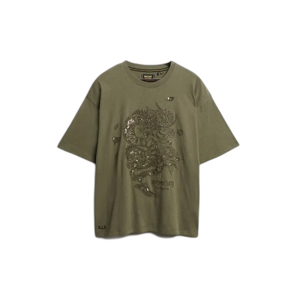 T shirt Superdry T shirt oversize orné de tatouages US 6