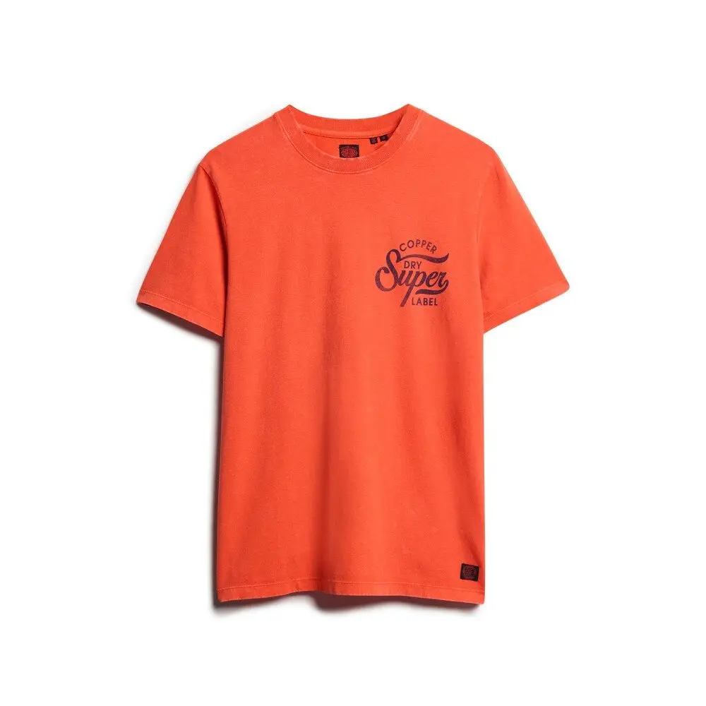 T shirt à motif sur la poitrine Superdry Copper Label