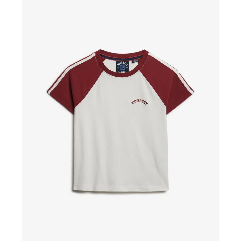 T shirt femme Superdry Essential Logo Retro