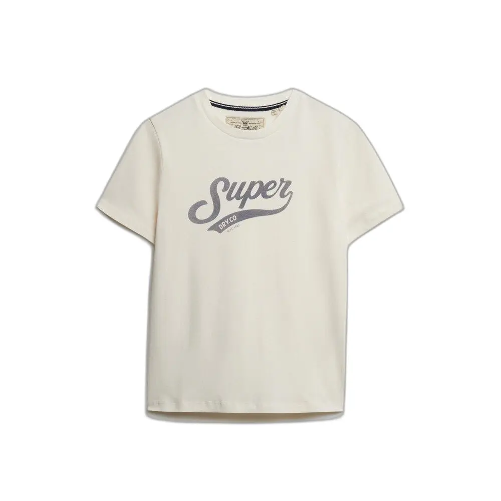 T shirt femme Superdry Varsity Script