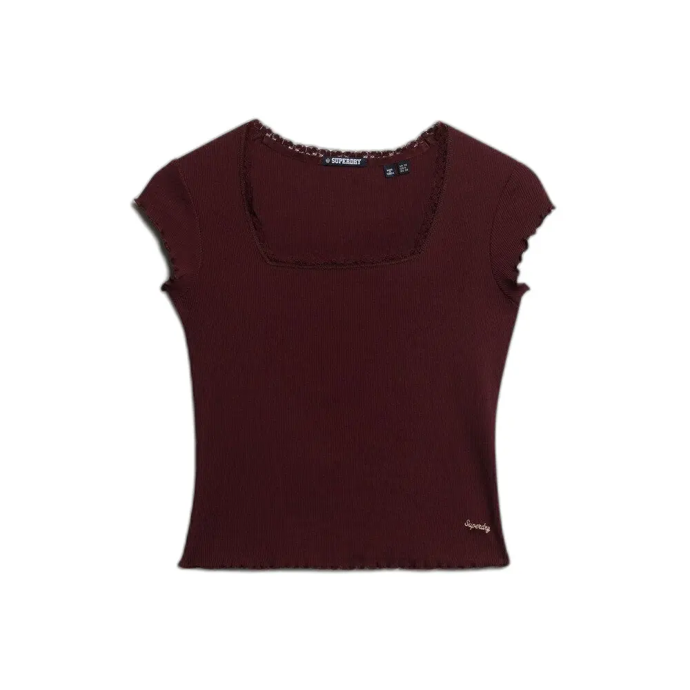 T shirt col carré femme Superdry Athletic Essentials - vue 3