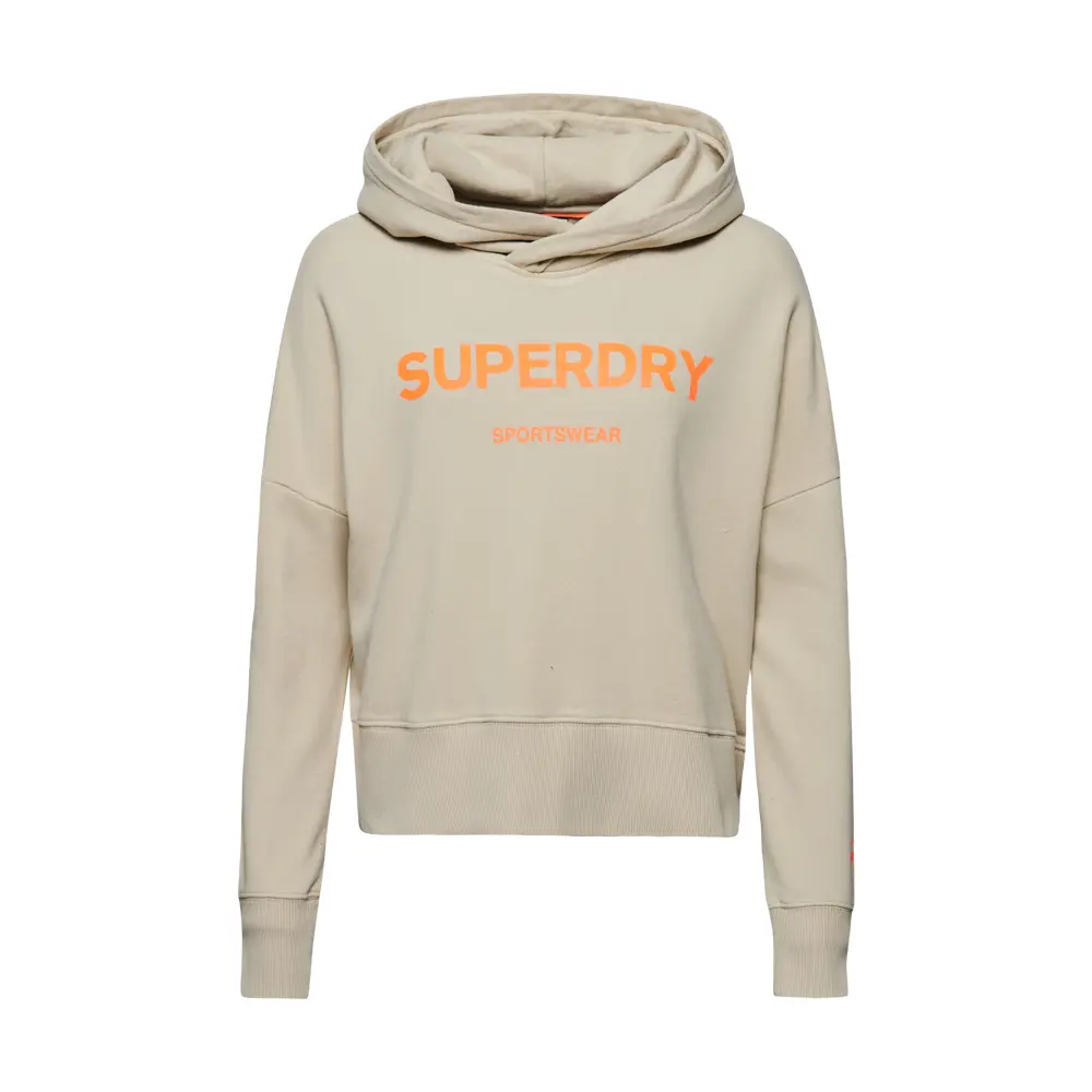 Sweatshirt court à capuche femme Superdry Core Sport