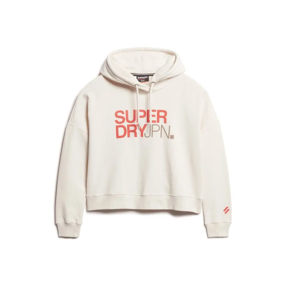 Sweat shirt Superdry Sweat à capuche carré avec logo Sportswear US 14