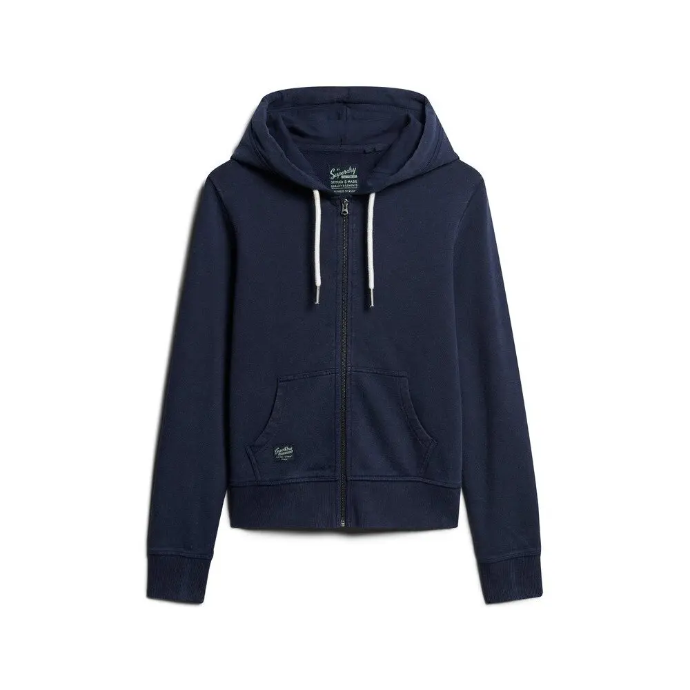 Sweat shirt Superdry Capuche à fermeture éclair Archive Embellish US 12
