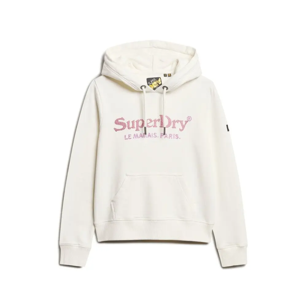 Felpa con cappuccio da donna Superdry Metallic Venue