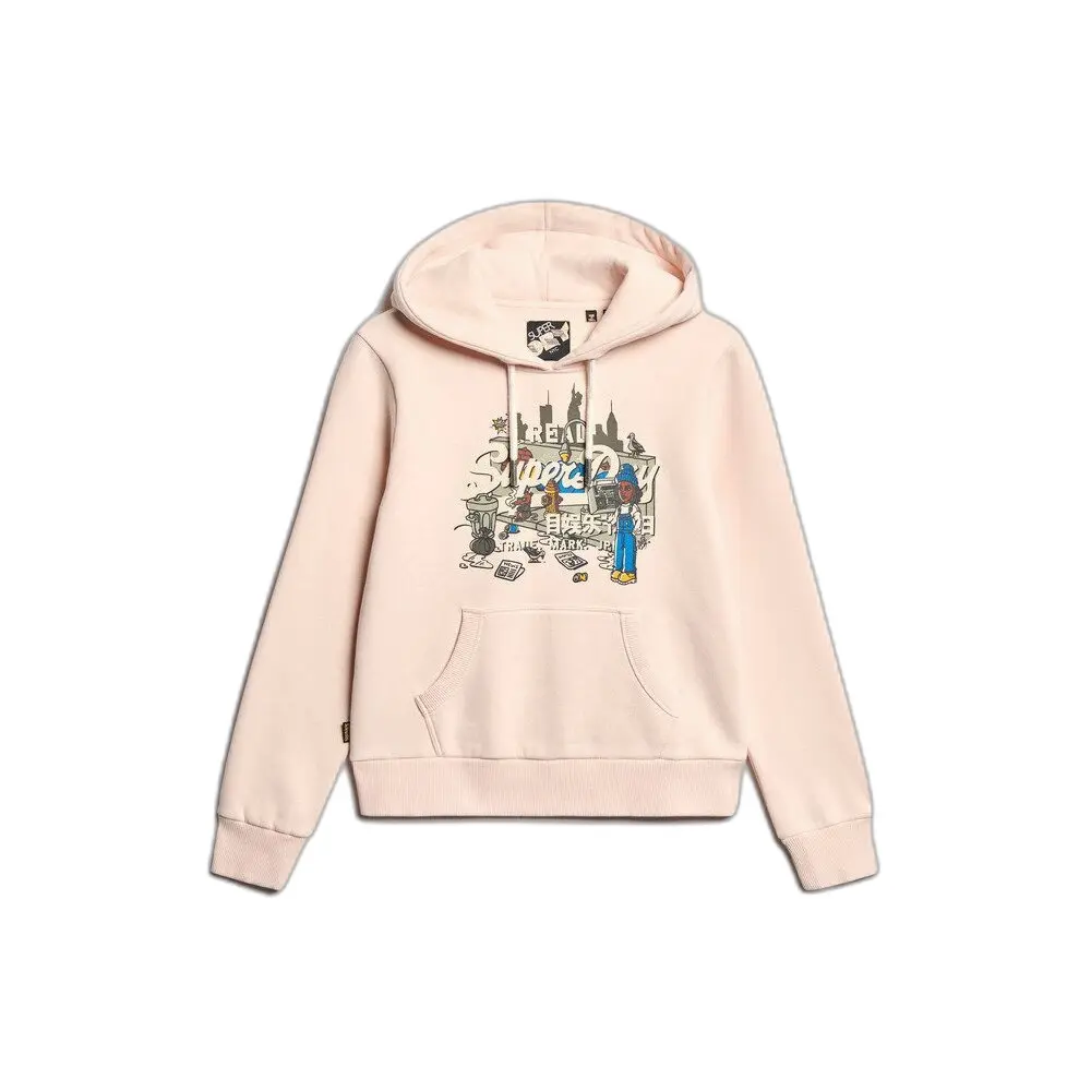 Sweatshirt à capuche femme Superdry New York