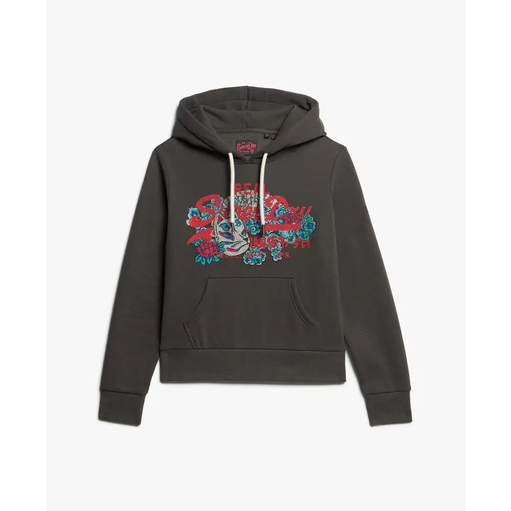 Felpa con cappuccio da donna Superdry Vintage Logo Tokyo
