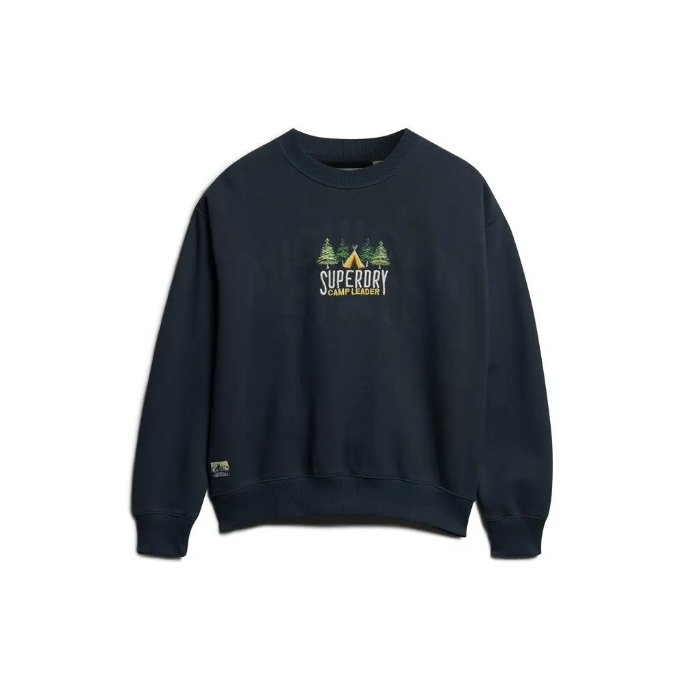 Sweatshirt ample ras du cou femme Superdry Travel Souvenir