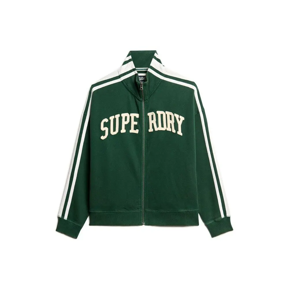 Veste de survêtement zippée à motif appliqué femme Superdry Athletic Essentials