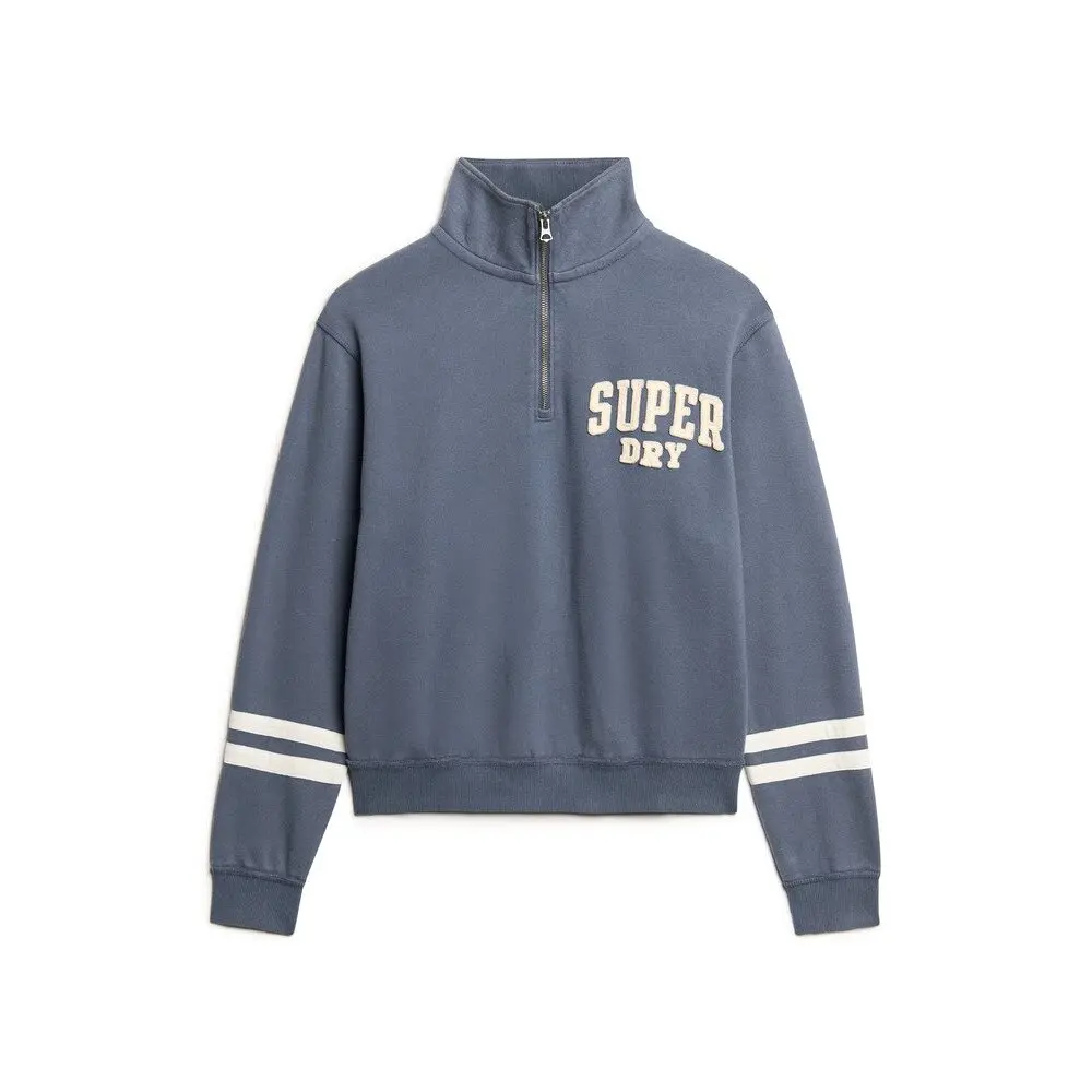 Sweat shirt Superdry Athletic Applique Half Zip US 14