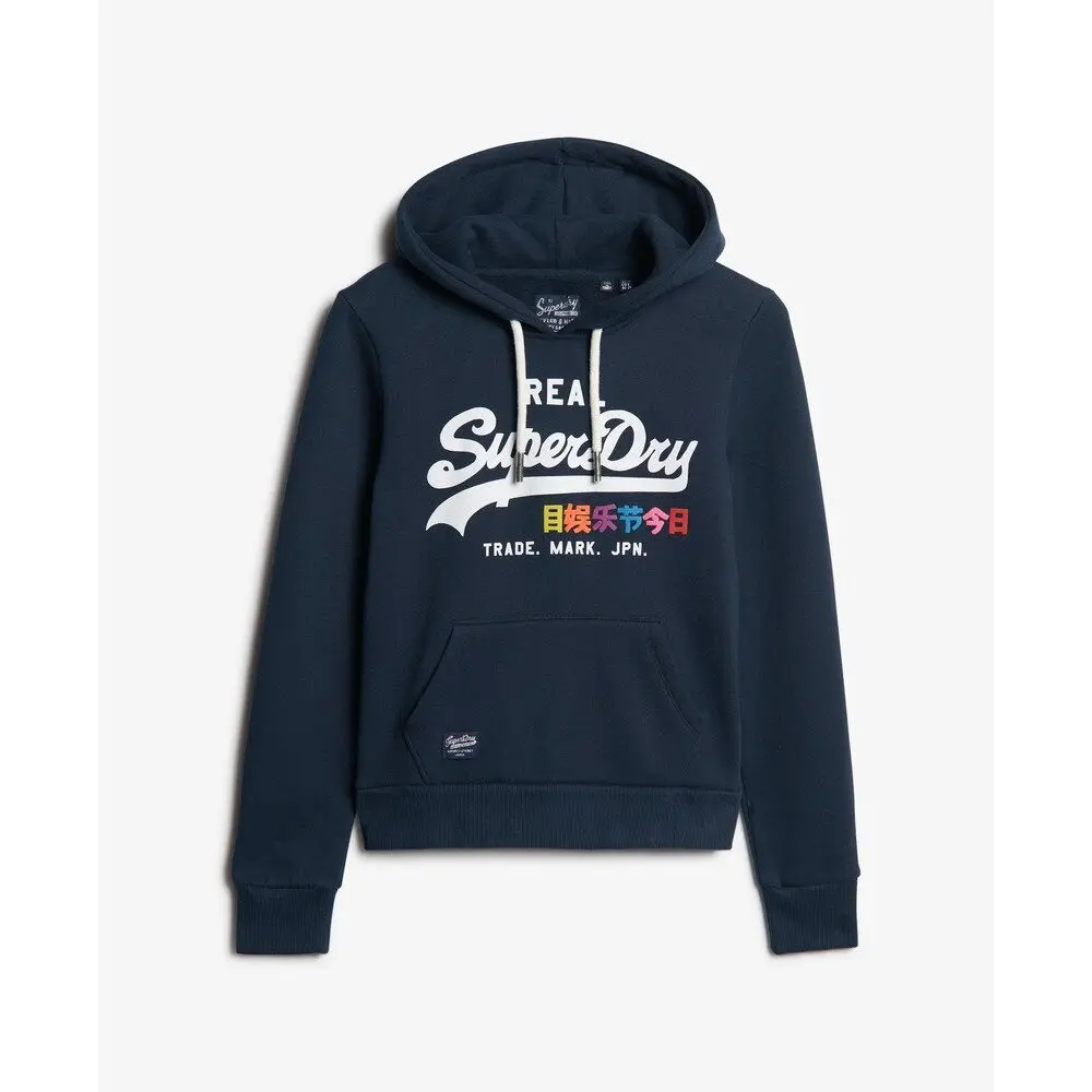 Felpa con cappuccio da donna Superdry Vintage Logo Pop Entry