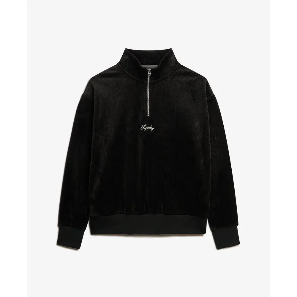Sweatshirt 12 zip en velours femme Superdry Country Club