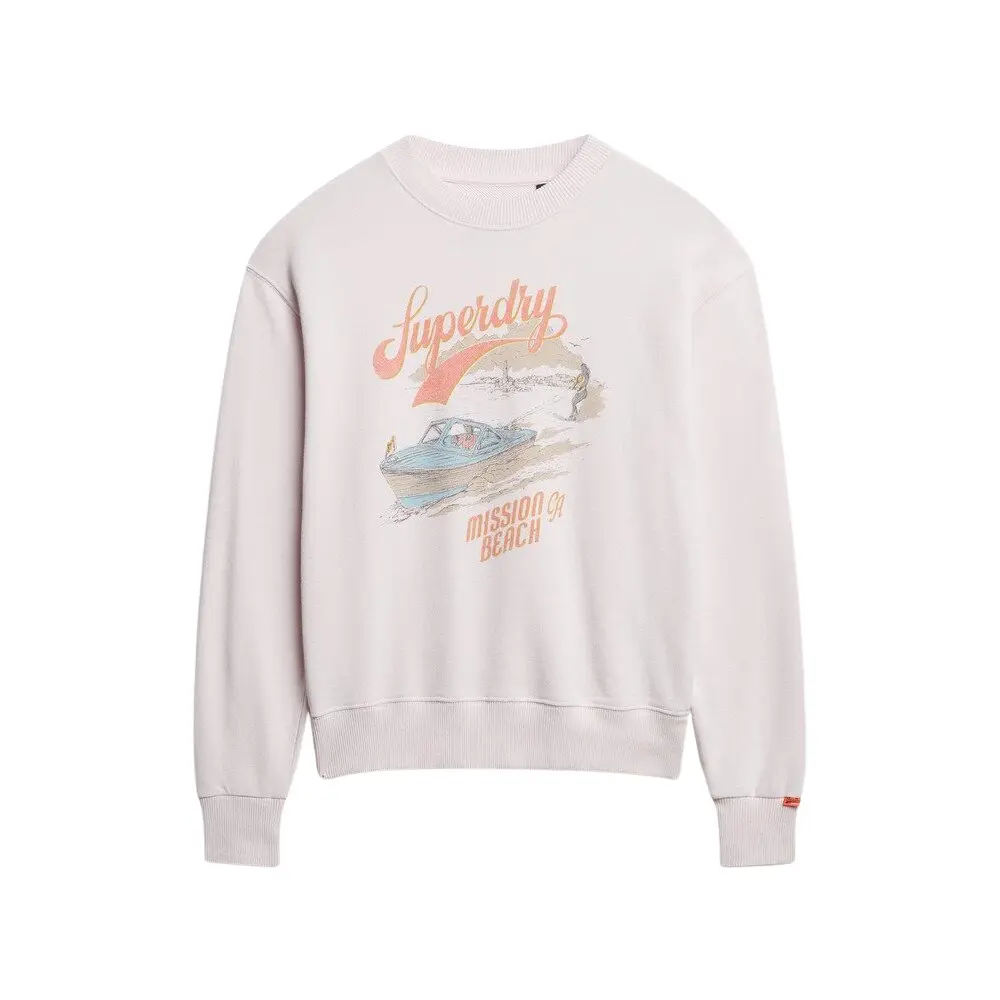 Sweat shirt Superdry Sweatshirt ample à motif femme Souvenir EU - vue 3