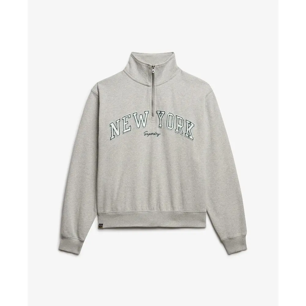 Sweatshirt 12 zip femme Superdry Athletic Ess Applique