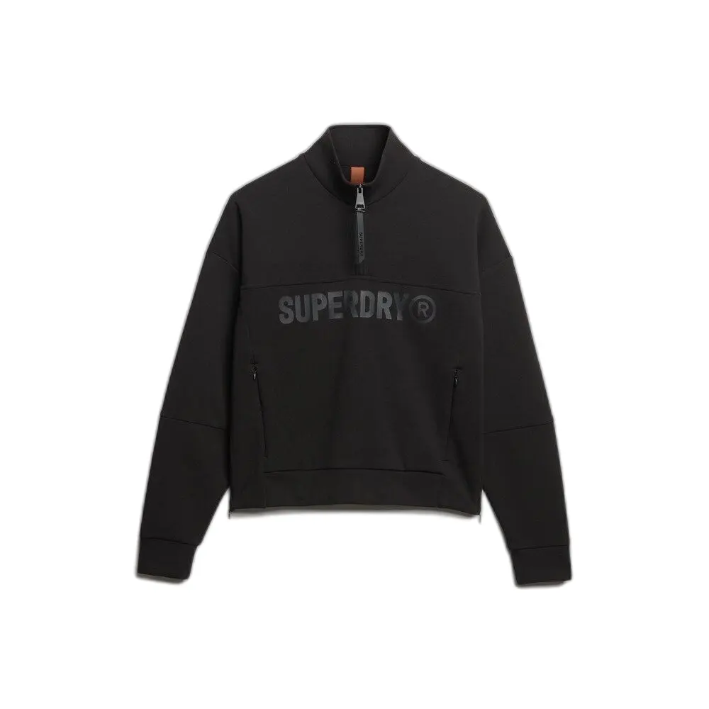 Sweatshirt demi zip femme Superdry Active Tech