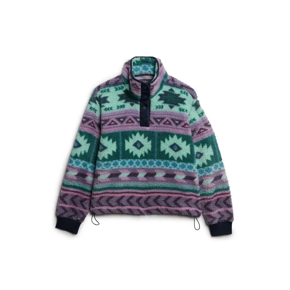 Sweatshirt Halb-Zip Damen Superdry Super Soft