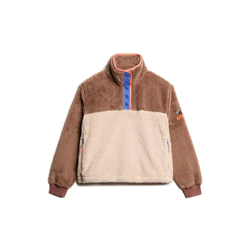 Pull Superdry Super Soft Mash Up Henley EU - vue 2