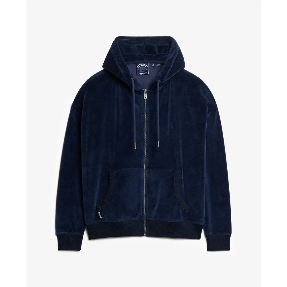 Sweatshirt à capuche zippé en velours femme Superdry