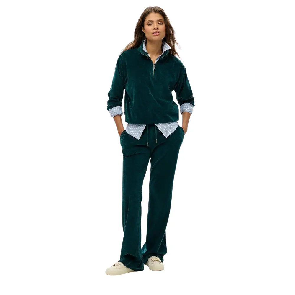 Sweatshirts Superdry Sweat à demi zip en velours US 8
