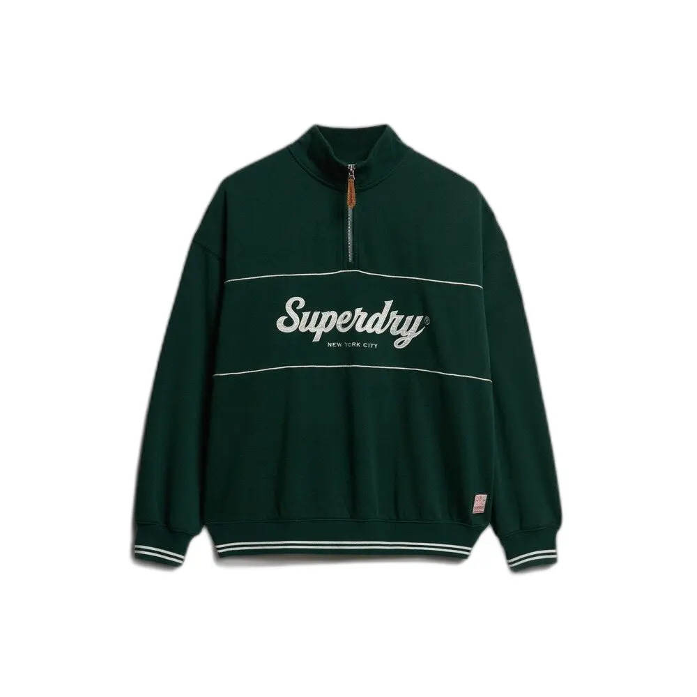 Sweatshirt 14 zip ample femme Superdry Country Club