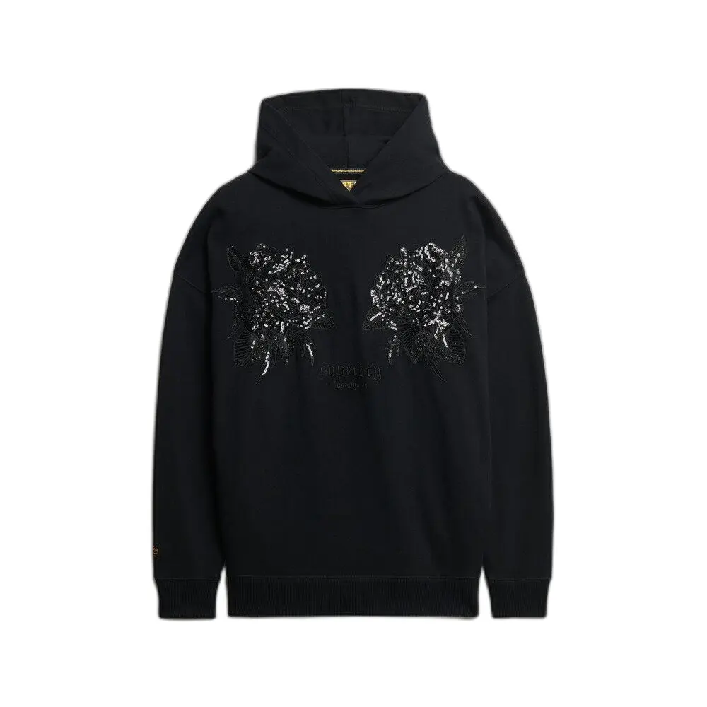 Felpa con cappuccio da donna Superdry Tattoo Embellish