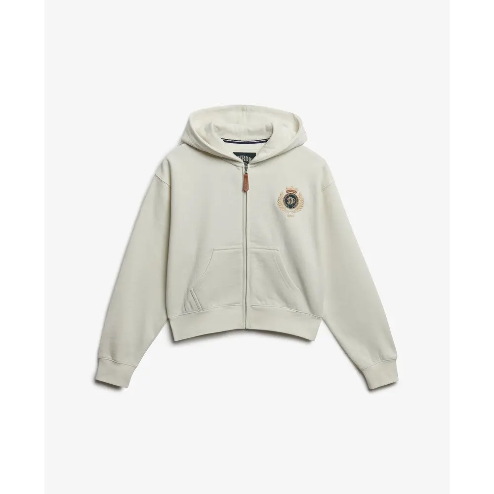 Sweatshirt à capuche zippée femme Superdry Country Club Ziphood