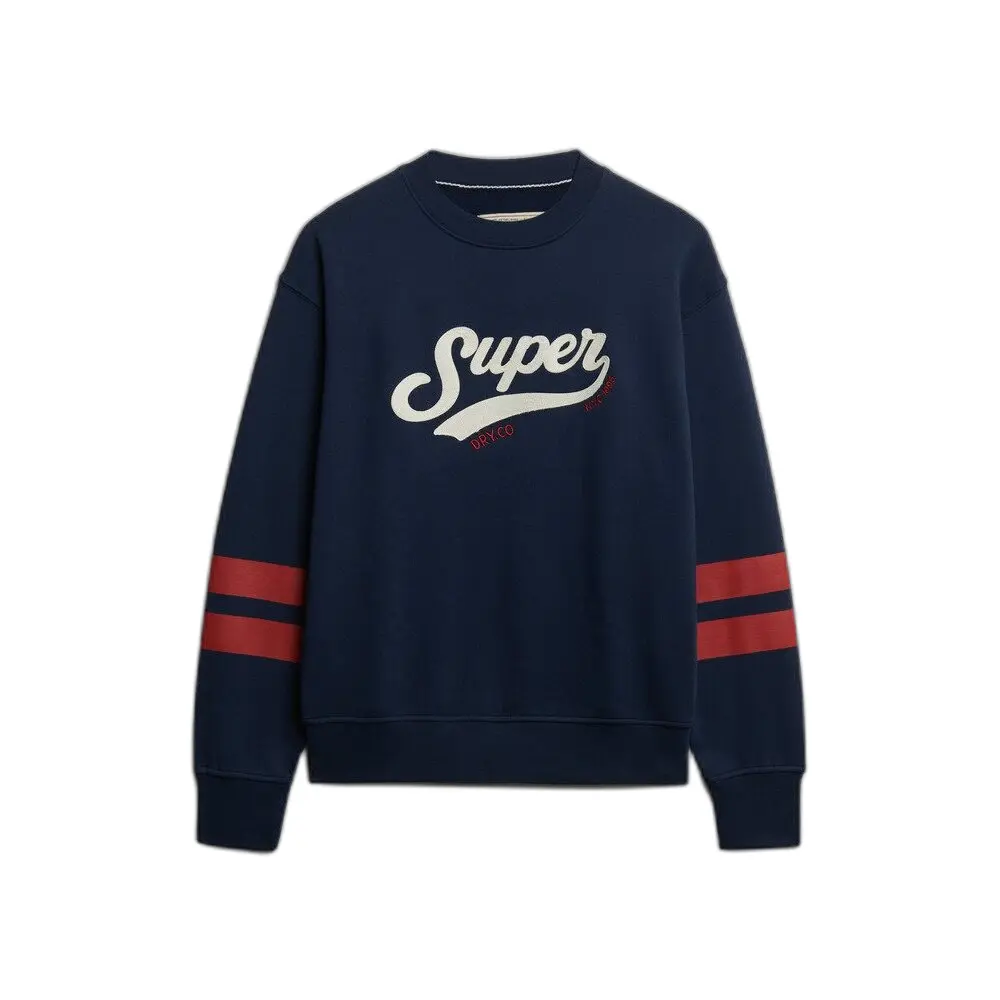 Sweatshirt ras du cou femme Superdry Varsity Script
