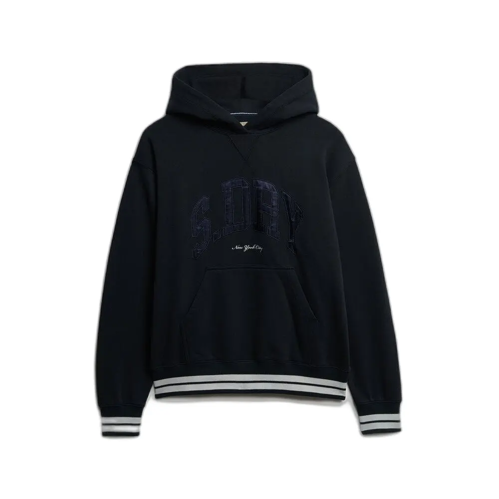 Sweat shirt Superdry Sweat à capuche Country Club Varsity US 6 - vue 7