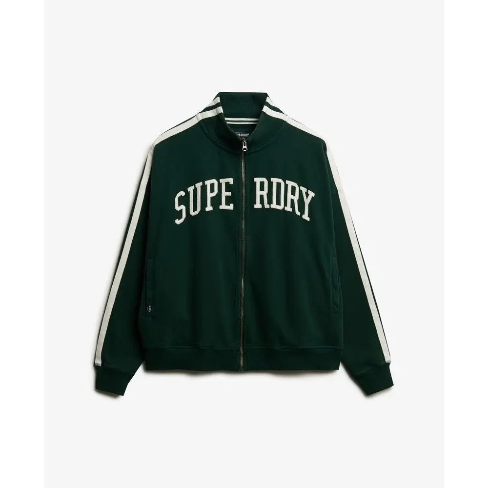 Veste de survêtement zippée à motif appliqué femme Superdry Athletic Essentials