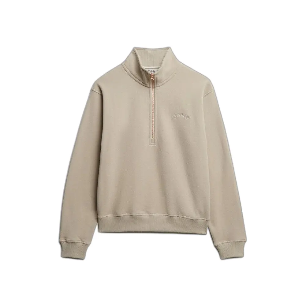 Pull à col camionneur et logo brodé femme Superdry Essential - vue 9