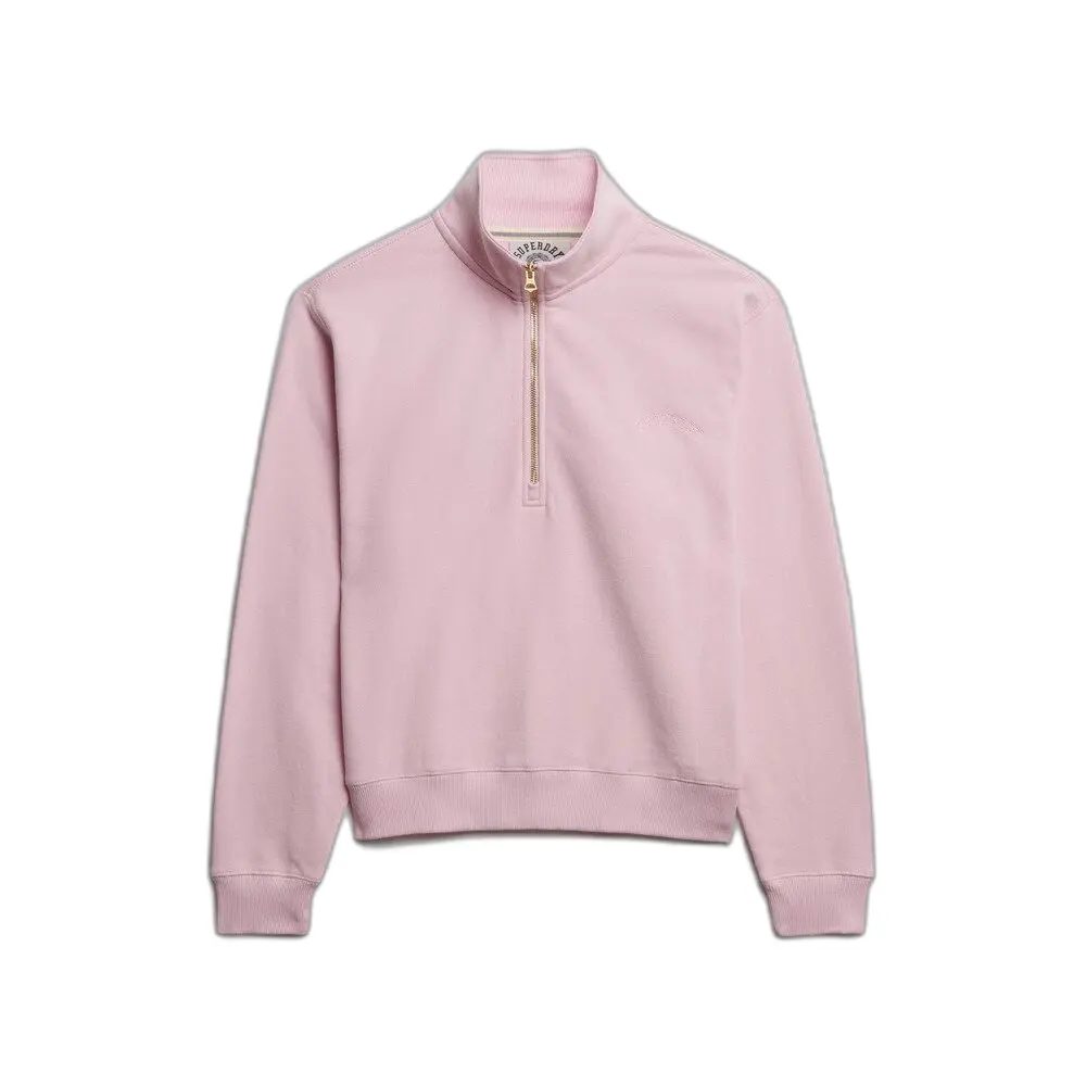 Pull à col camionneur et logo brodé femme Superdry Essential