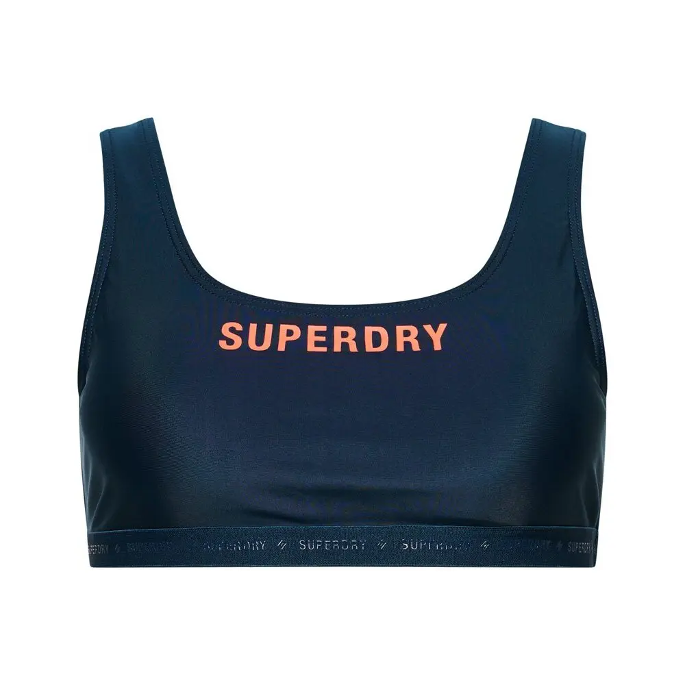 Crop top per costume da bagno elasticizzato da donna Superdry Code Micro