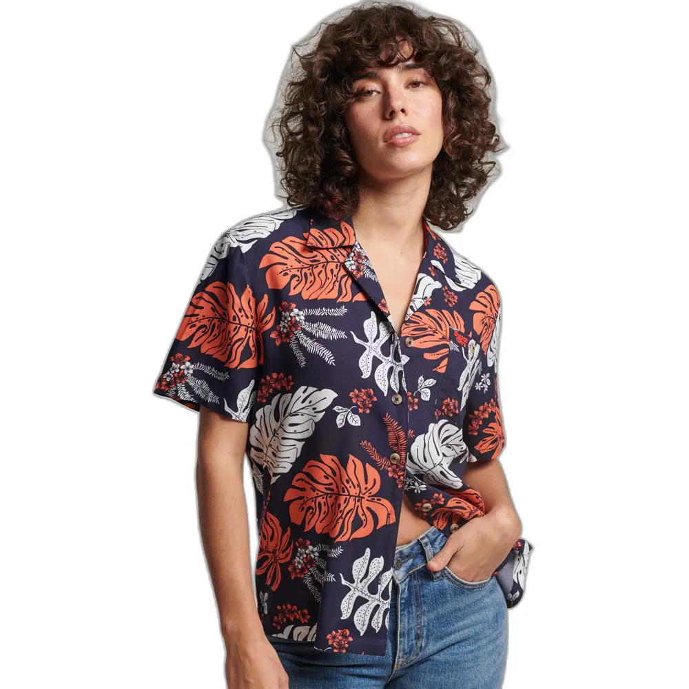 Chemise Superdry Chemise de station balnéaire US 14
