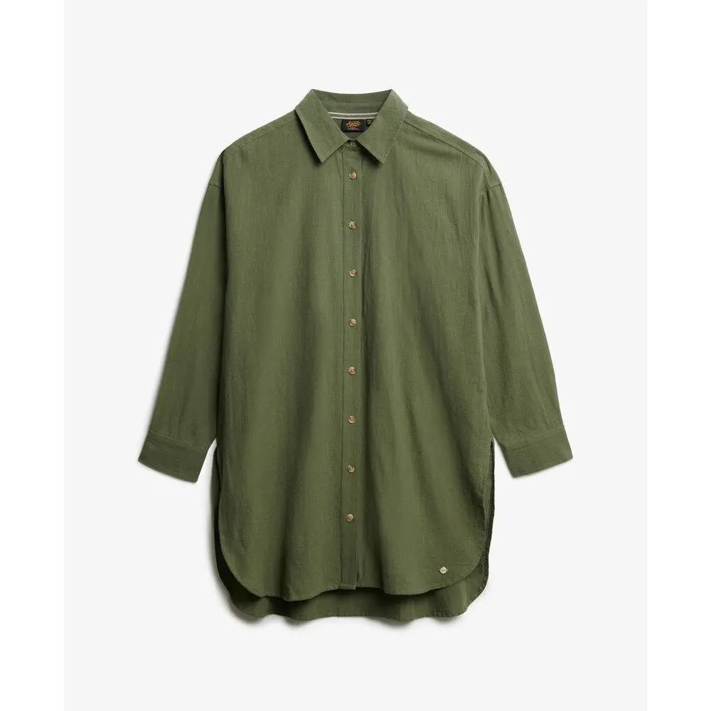 Chemise de plage manches longues femme Superdry Ibiza