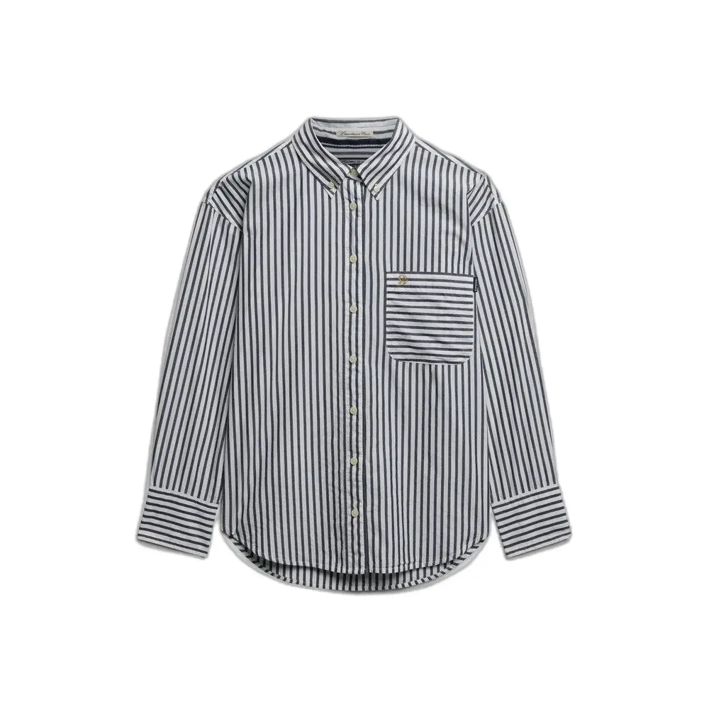 Chemise manches longues en popeline femme Superdry Chemise manches longues en popeline femme Superdry