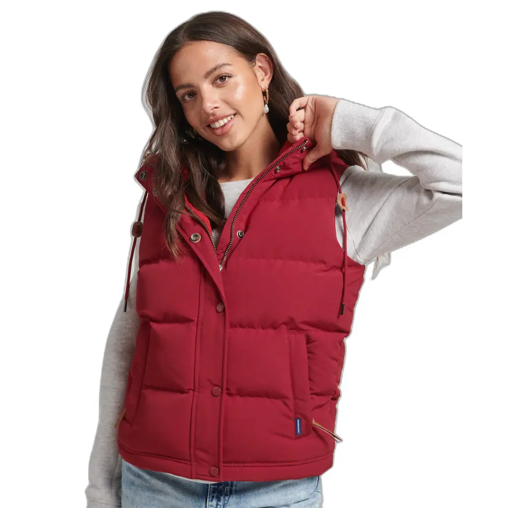Doudoune sans manches à capuche femme Superdry Everest