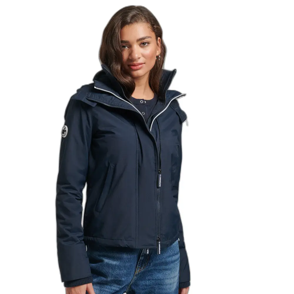 Coupes vent Superdry Veste coupe vent à capuche Pop Zip Arctic SD Windcheater EU