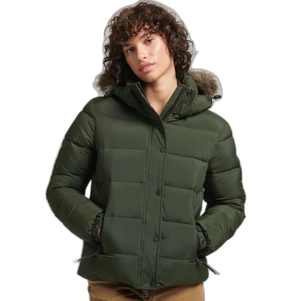 Doudounes Superdry Doudoune courte à capuche femme EU