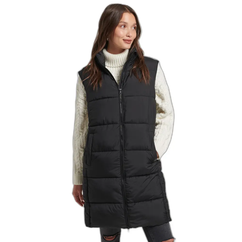 Doudounes Superdry STUDIOS LONGLINE QUILTED GILET EU - vue 2